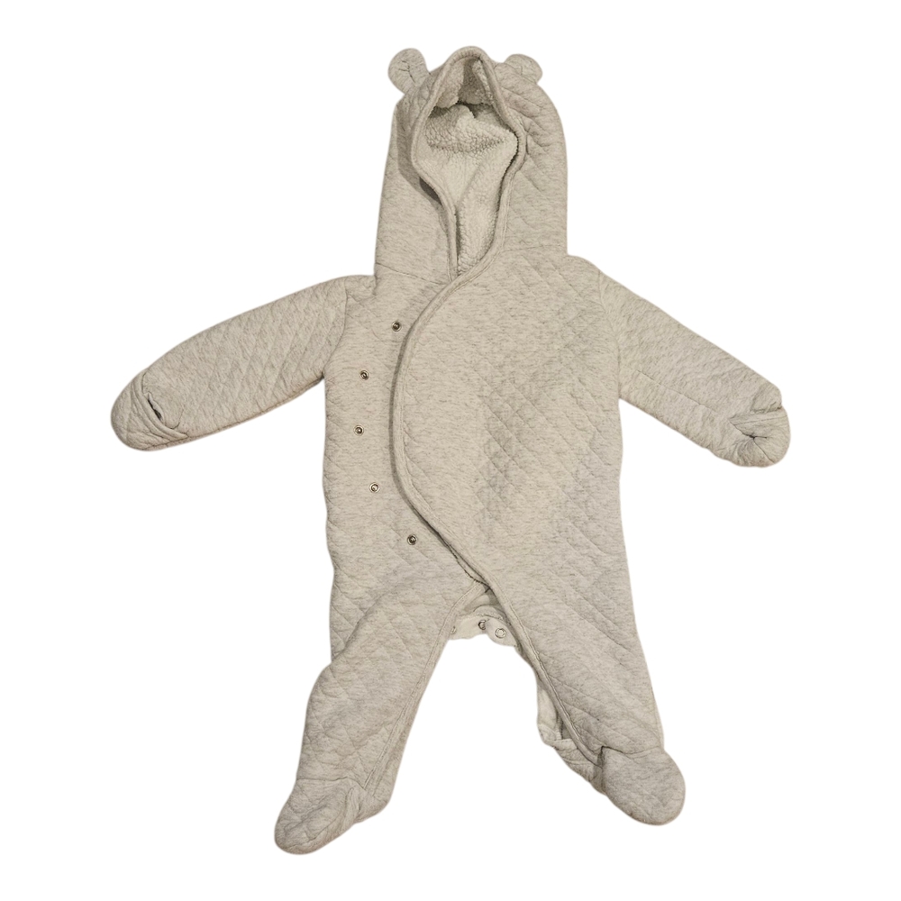 Carter's Heather Gray Quilted Lined Snow Suit Bunting EUC Twins? 2 Available